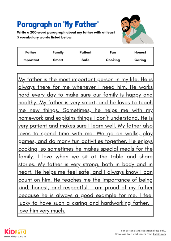 my father essay — a heartfelt and helpful version